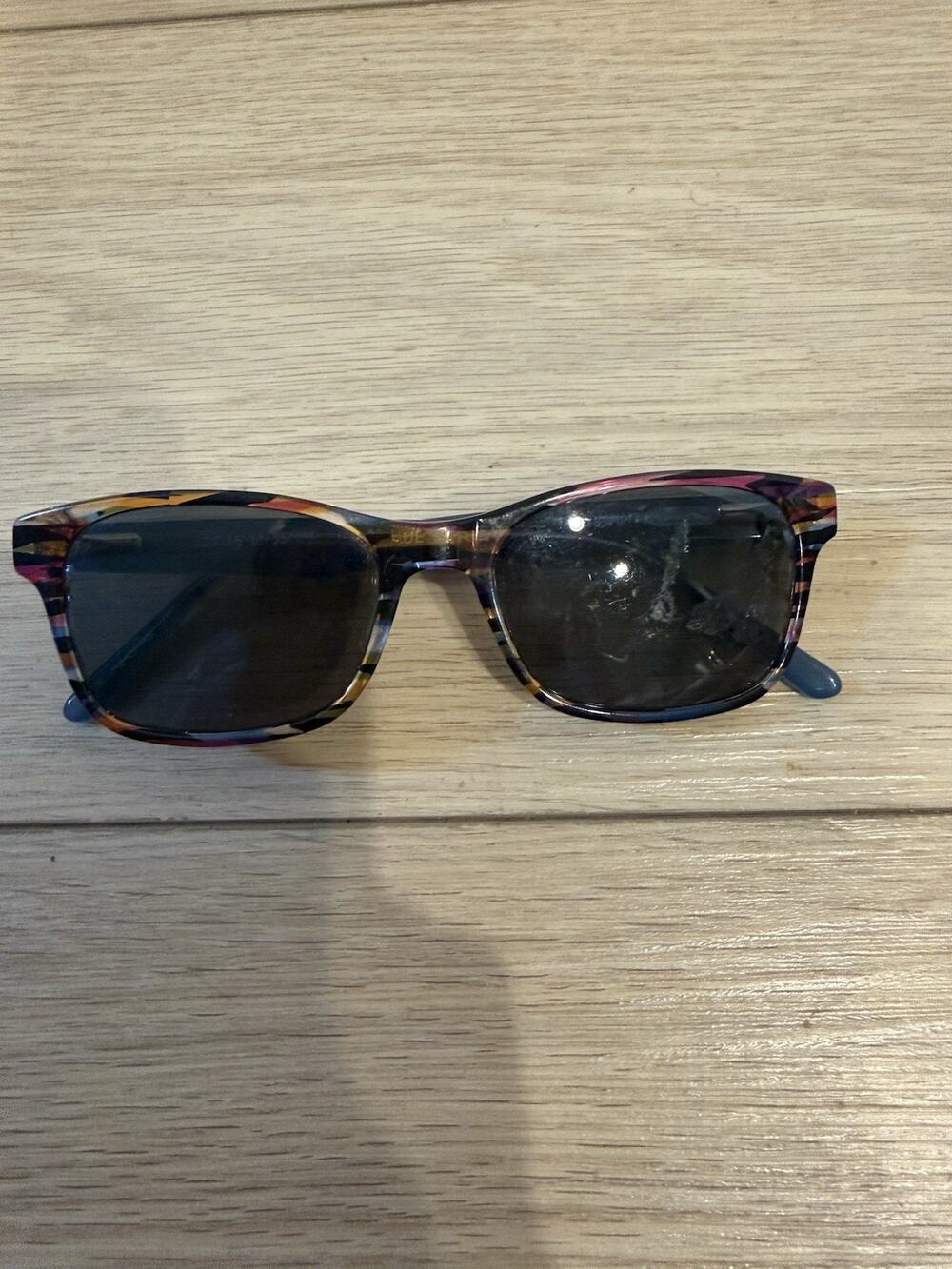 BCBGeneration CV 0002 Blue Stripe 50-16-135mm Sunglasses